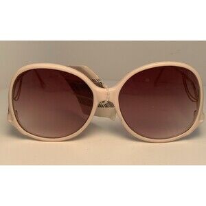 Vintage Solar Mates Sunglasses NOS 1980s Women’s White Pink Lens Retro